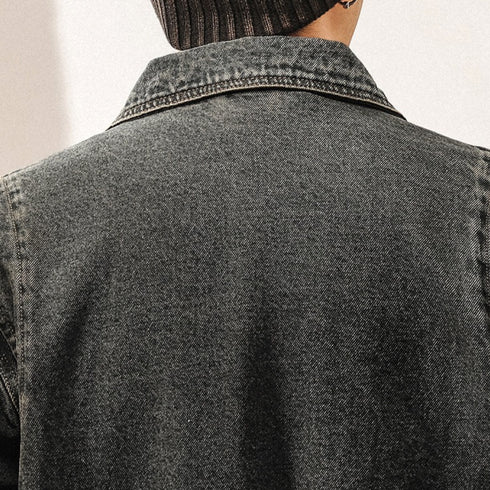 Vintage Wash Denim Jacket P1833